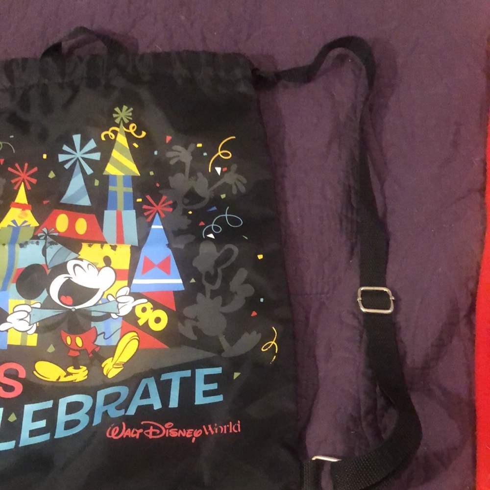 Disney Mickey Draw String Back Pack - Picture 3 of 9